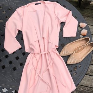 Boohoo Pink Duster